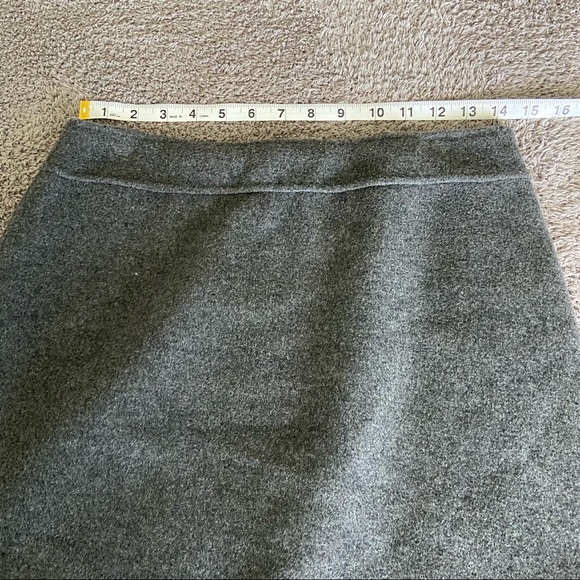 Talbots Grey Wool Pencil Skirt - Picture 2 of 6
